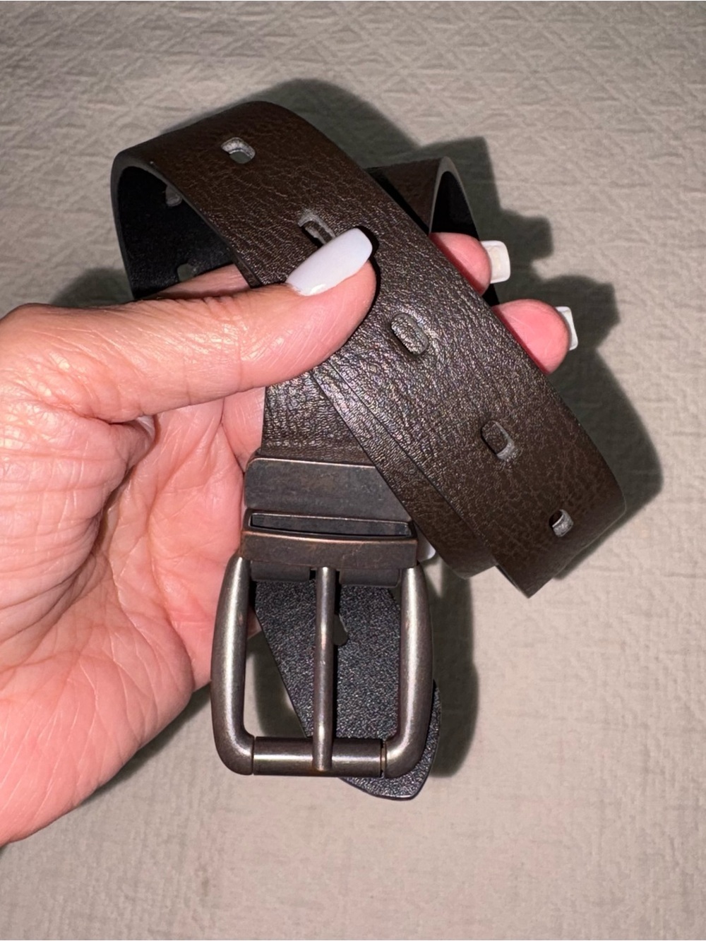 ADORABLE REVERSIBLE, BLACK AND BROWN BELT SIZE EXTRA LARGE